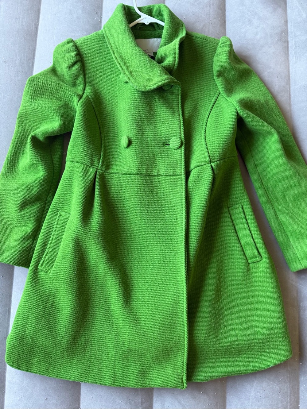 Vintage Emerald Green Peacoat Wool Blend  by Old Navy Size Small